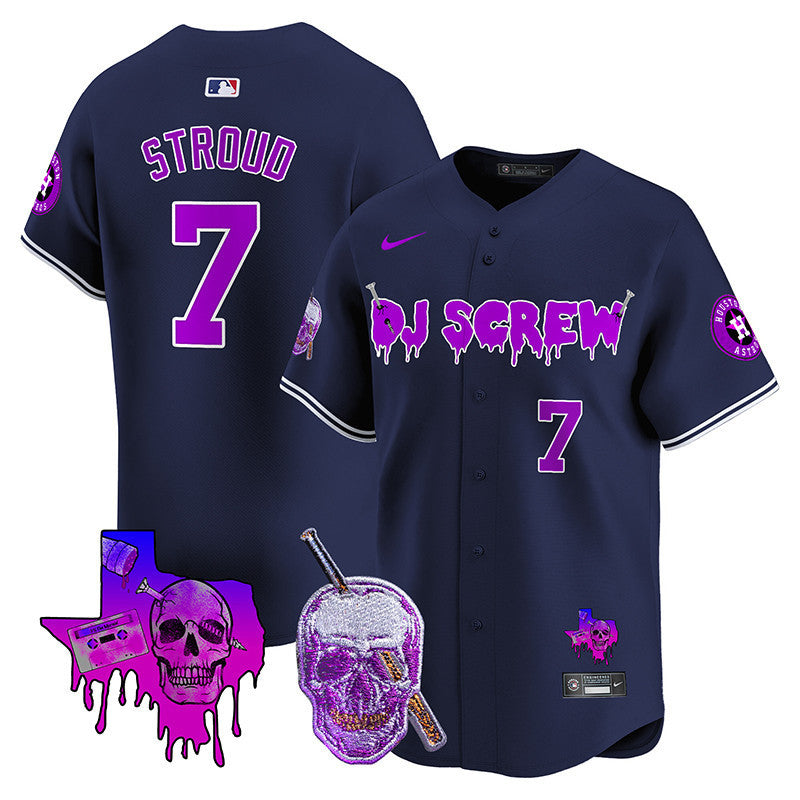 Men's Astros DJ Screw Vapor Premier Limited Jersey - All Stitched