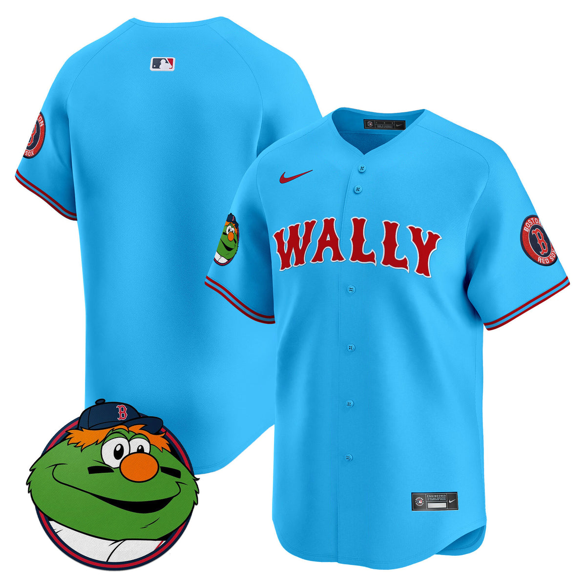 Men's Boston Red Sox Wally Vapor Premier Limited Jersey - All Stitched