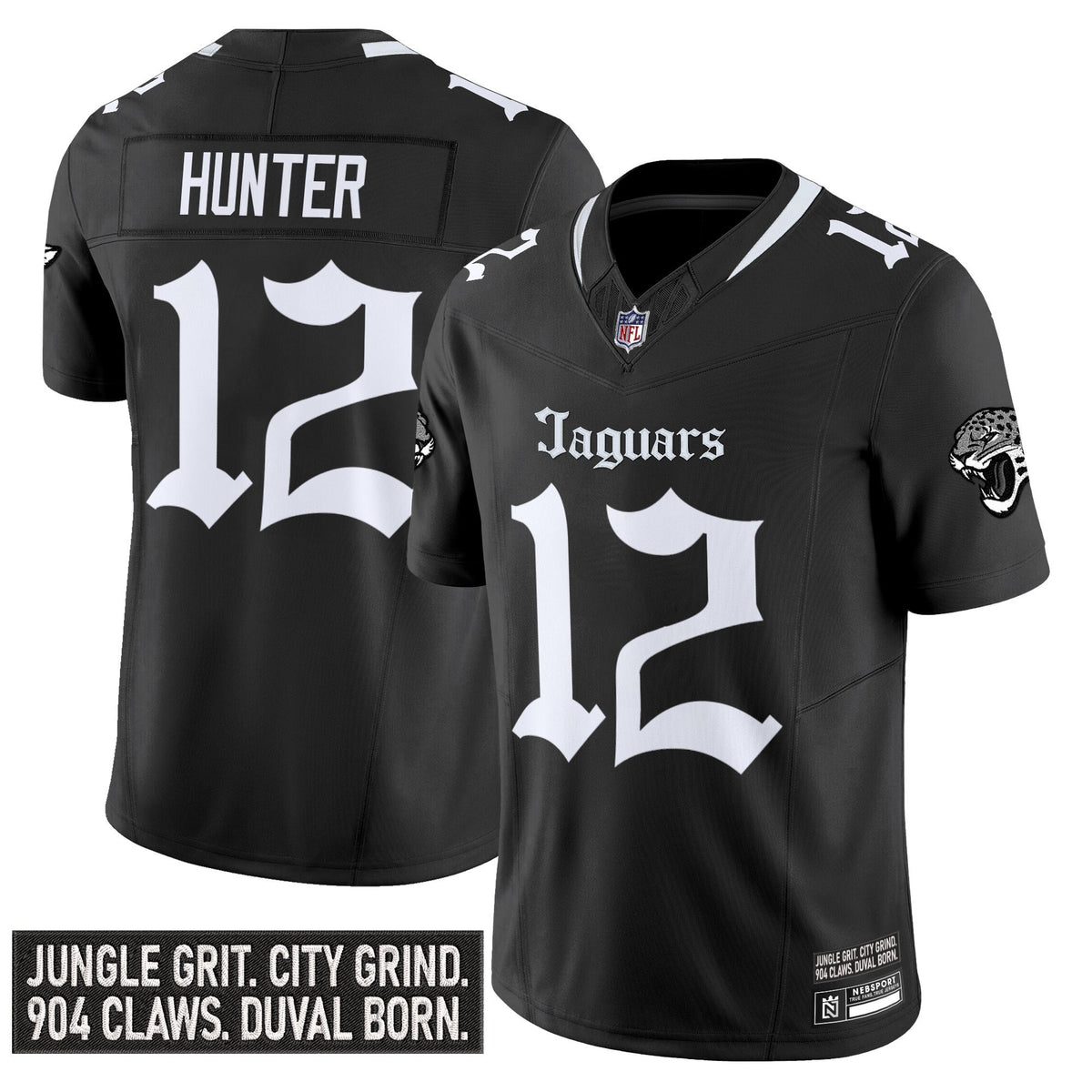 Men's Jacksonville Jaguars 'Gothic Duvall Shadows Edition' Vapor Jersey - All Stitched