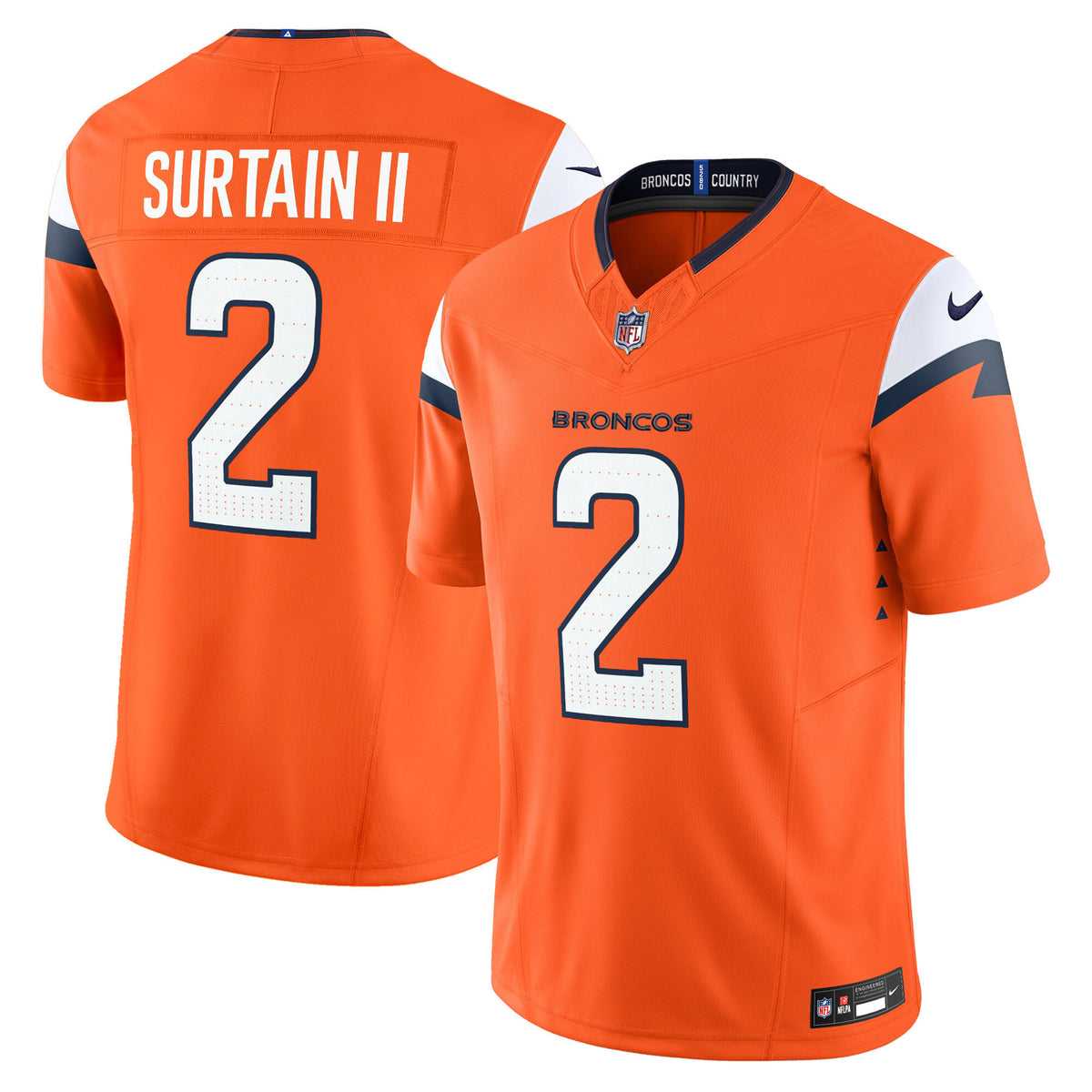 Men's Denver Broncos 2024 Vapor Limited Jersey - All Stitched
