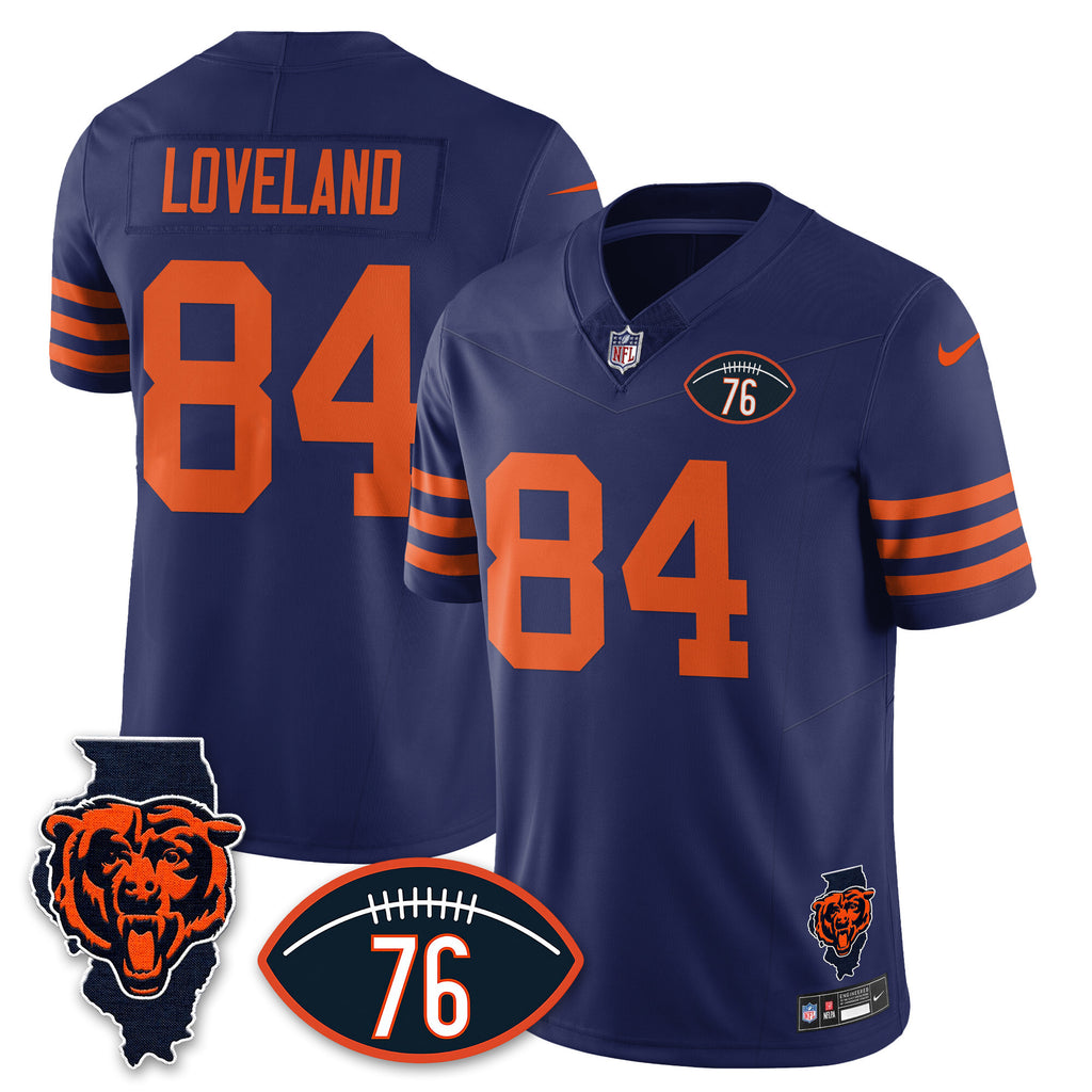 Chicago Bears Honor Steve McMichael Custom Jersey - All Stitched