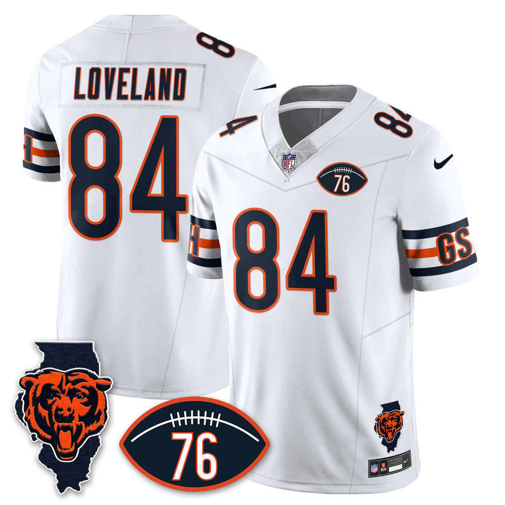 Chicago Bears Honor Steve McMichael Custom Jersey - All Stitched