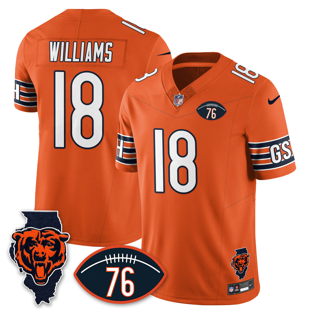 Chicago Bears Honor Steve McMichael Custom Jersey - All Stitched