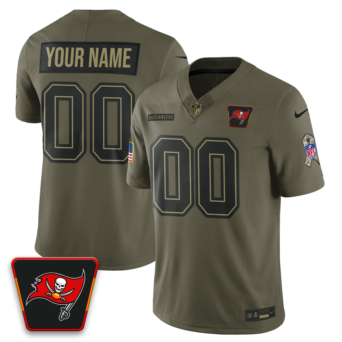 Tampa Bay Buccaneers 2025 Salute to Service Limited Jersey - All Stitched509VTHNJS237