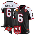 Men's Tampa Bay Buccaneers 50th Season Patch Vapor Limited Jersey - All Stitched