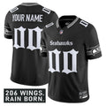 Seattle Seahawks 'Gothic Rain City Shadows Edition' Vapor Limited Custom Jersey - All Stitched