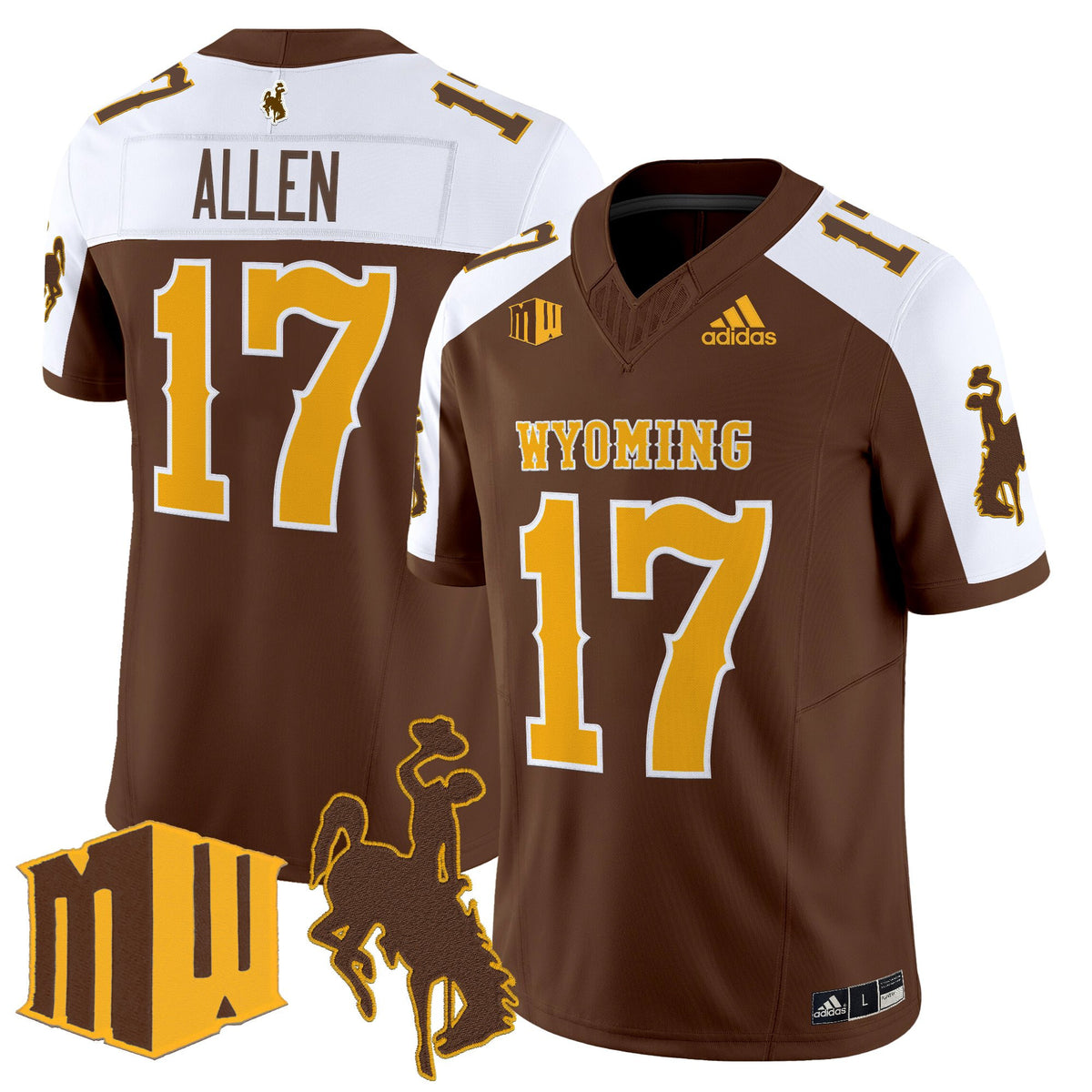 Men's Wyoming Cowboys 2025 Vapor Limited Jersey - All Stitched