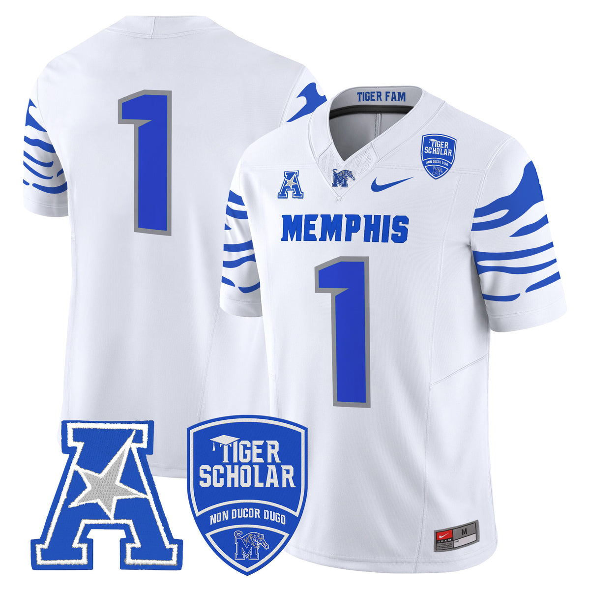 Men's Memphis Tigers 2025 Vapor Limited Jersey - All Stitched