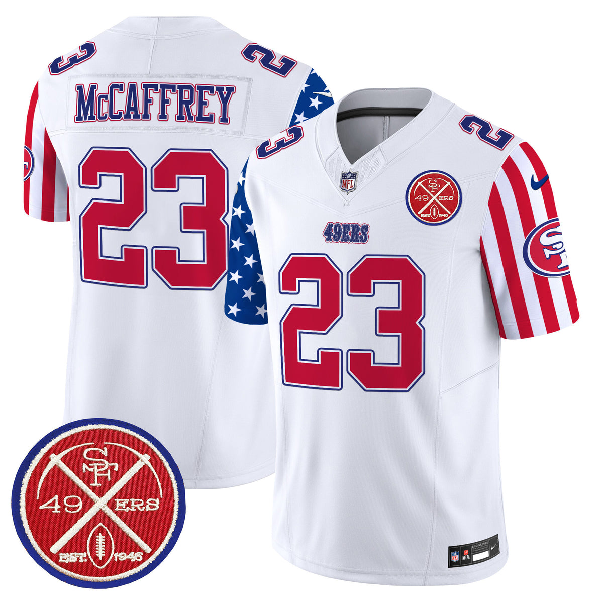 Men's 49ers American Style Vapor Limited Jersey - All Stitched