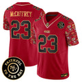 Men's 49ers Pattern Style Vapor Limited Jersey - All Stitched