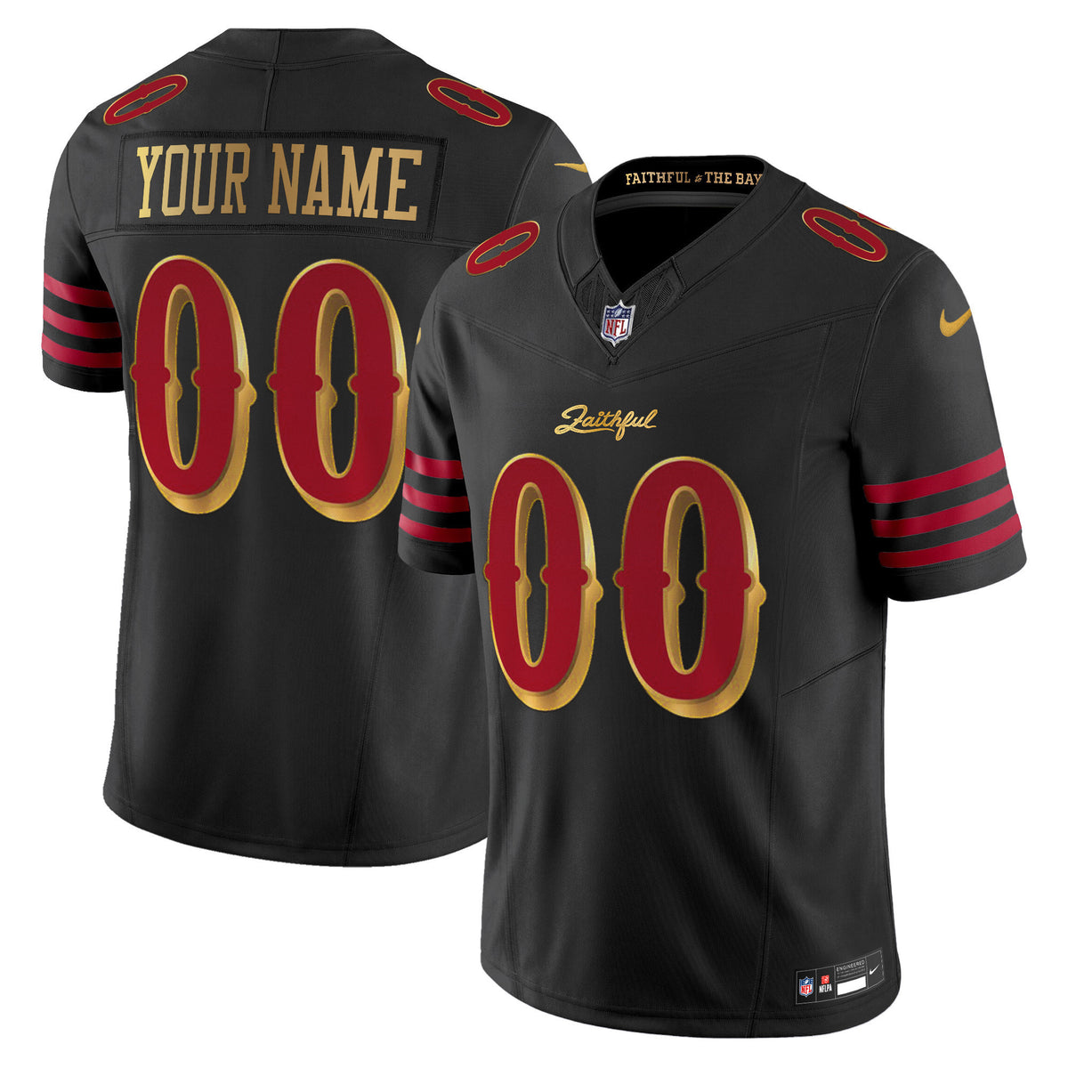 San Francisco 49ers 2025 “Rivalries” Vapor Limited Custom Jersey - All Stitched
