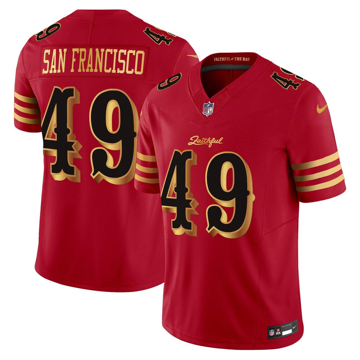 Men's San Francisco 49ers 2025 “Rivalries” Vapor Limited Jersey V2 - All Stitched