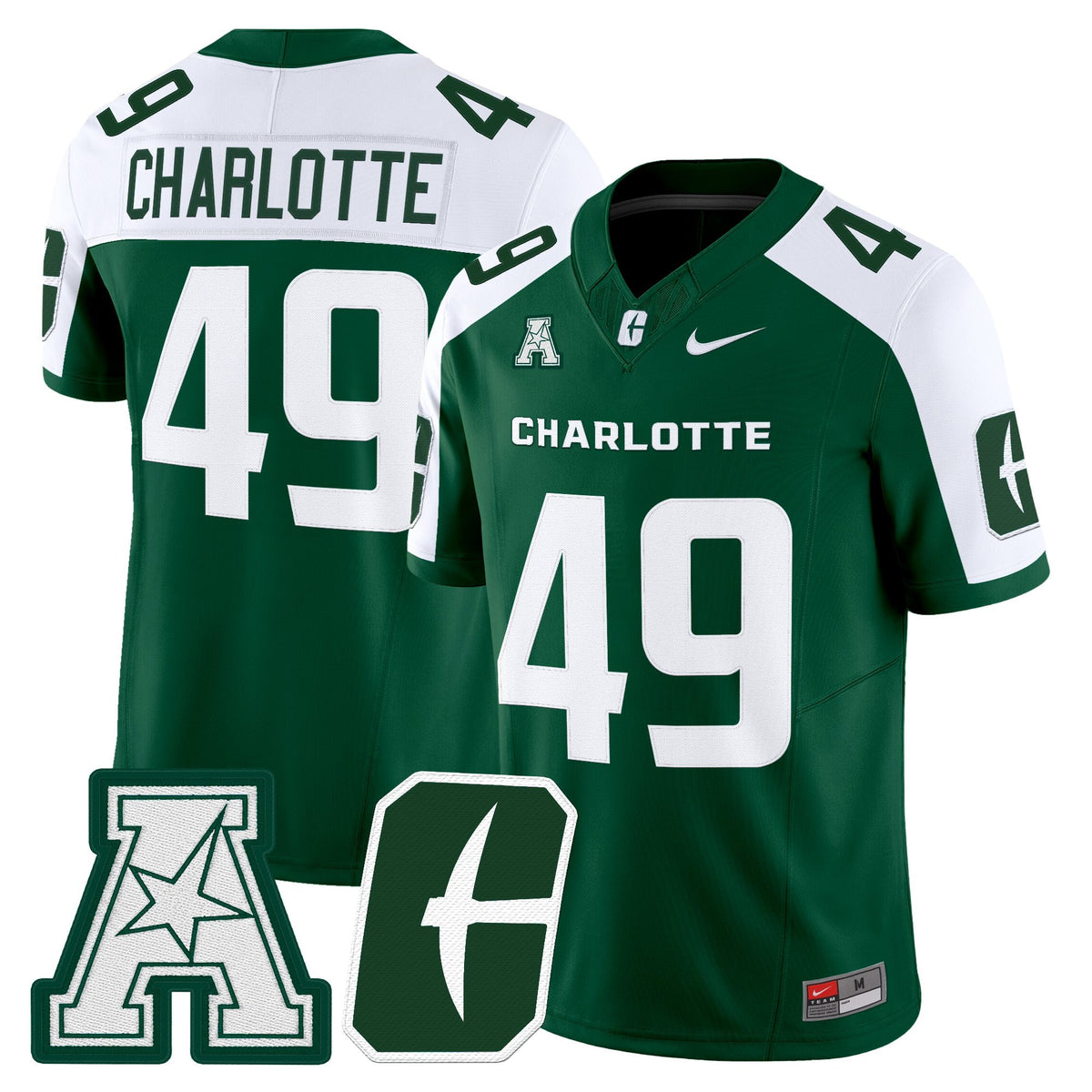 Men's Charlotte 49ers 2025 Vapor Limited Jersey - All Stitched