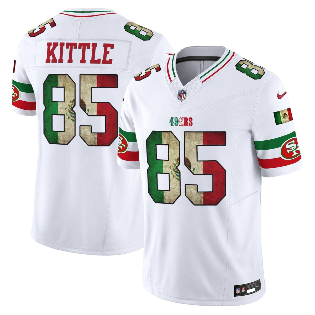 49ers Mexico Vapor Limited Jersey V4 - All Stitched