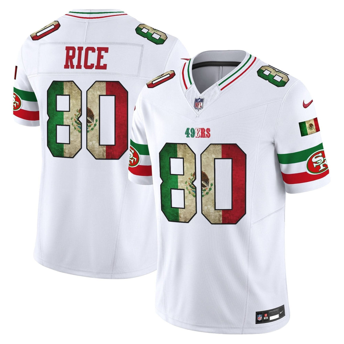 49ers Mexico Vapor Limited Jersey V4 - All Stitched