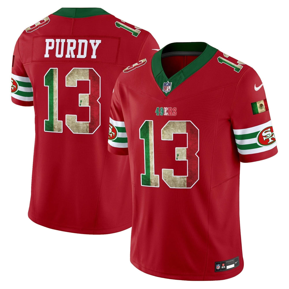49ers Mexico Vapor Limited Jersey V4 - All Stitched
