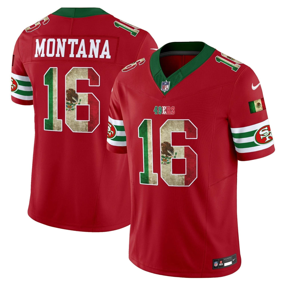 49ers Mexico Vapor Limited Jersey V4 - All Stitched