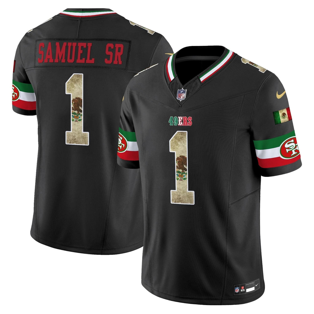 49ers Mexico Vapor Limited Jersey V4 - All Stitched