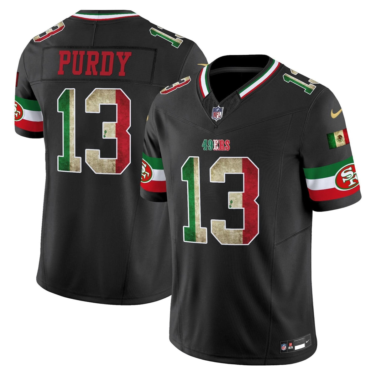 49ers Mexico Vapor Limited Jersey V4 - All Stitched