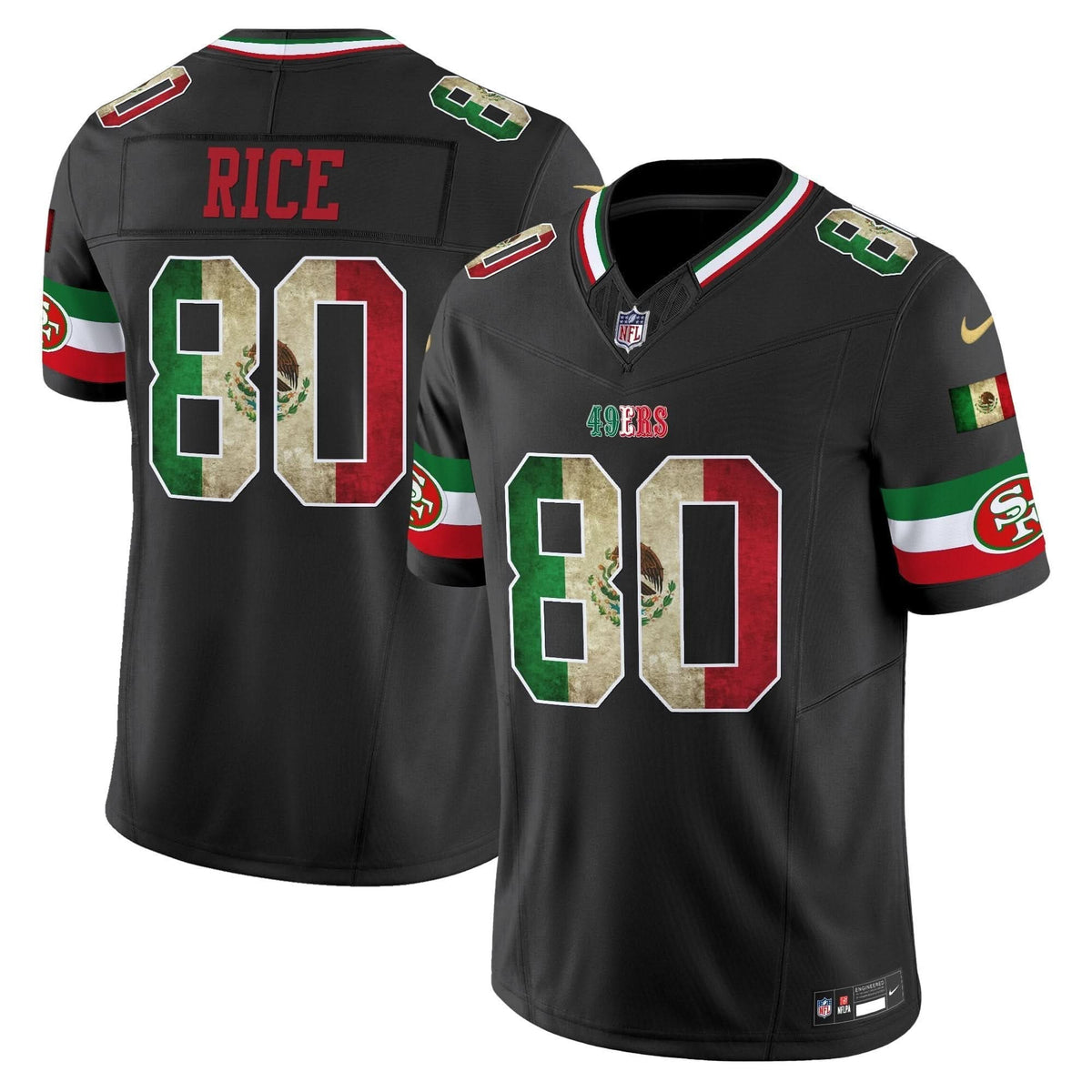 49ers Mexico Vapor Limited Jersey V4 - All Stitched
