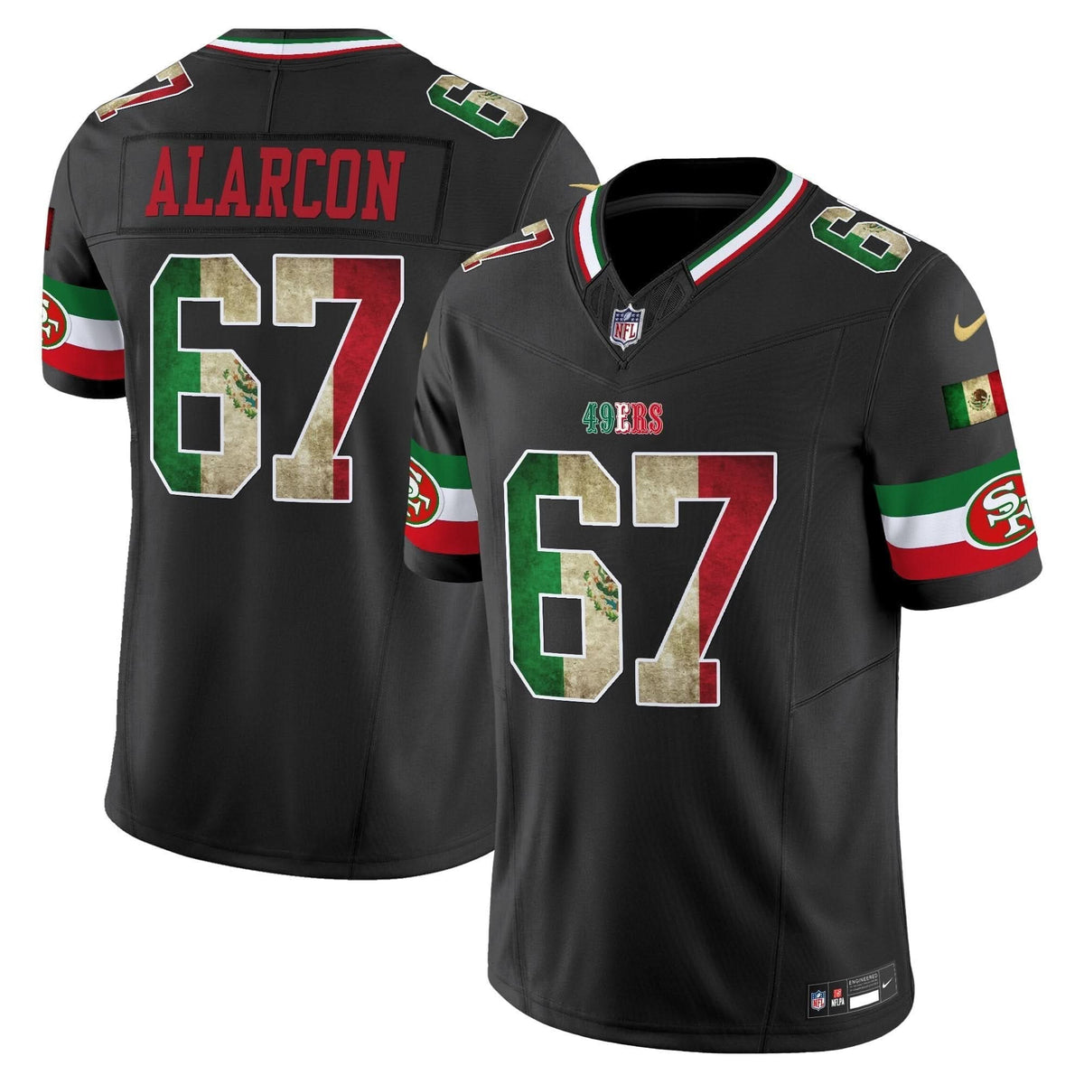 49ers Mexico Vapor Limited Jersey V4 - All Stitched