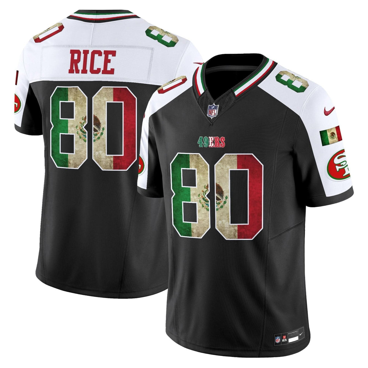 49ers Mexico Vapor Limited Jersey V4 - All Stitched