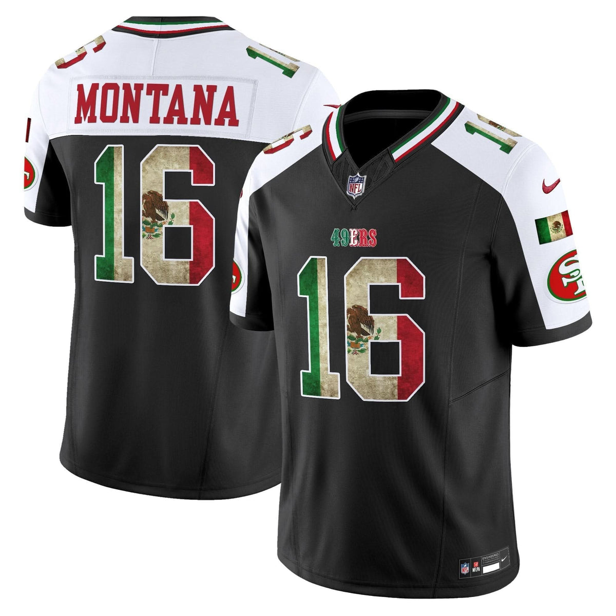 49ers Mexico Vapor Limited Jersey V4 - All Stitched