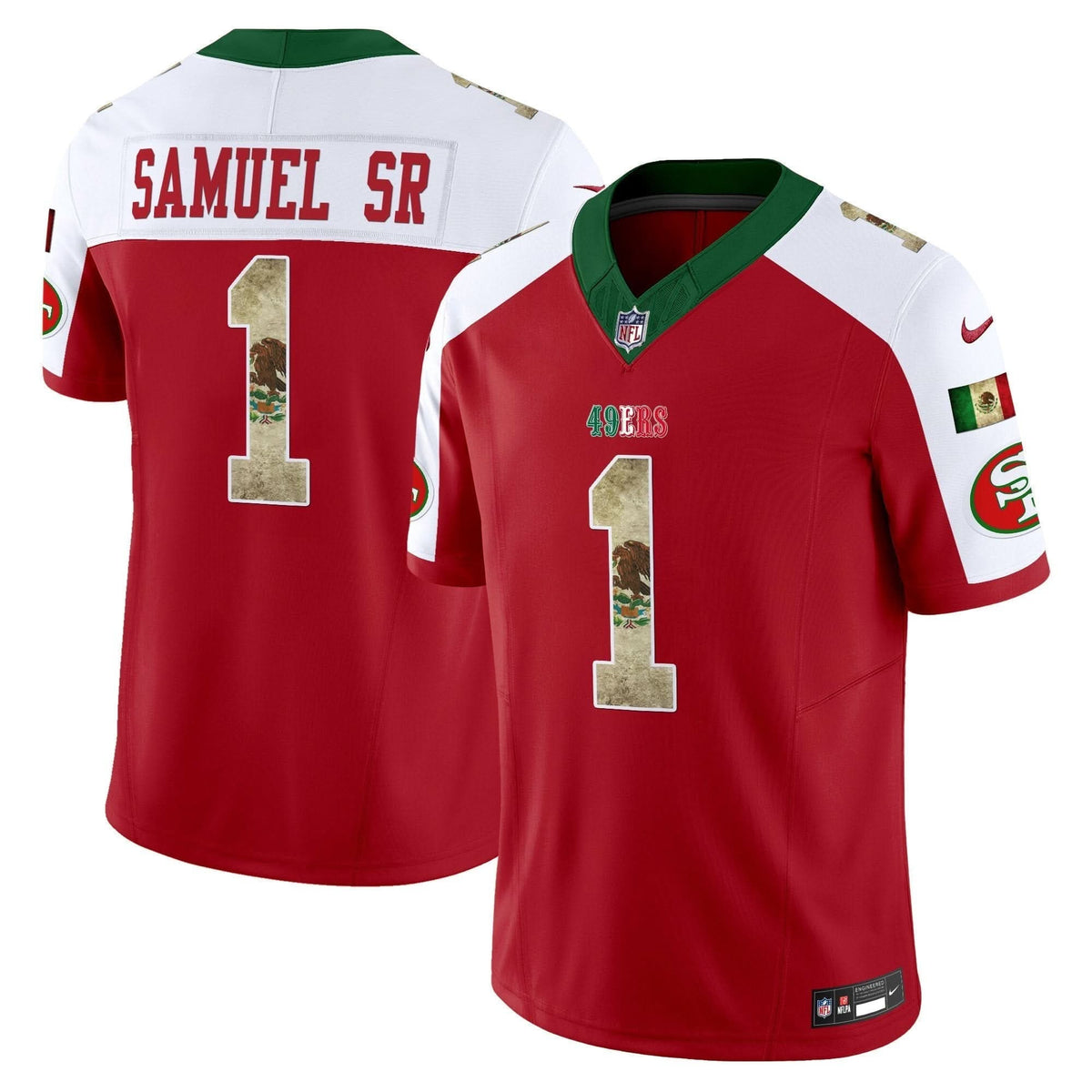 49ers Mexico Vapor Limited Jersey V4 - All Stitched