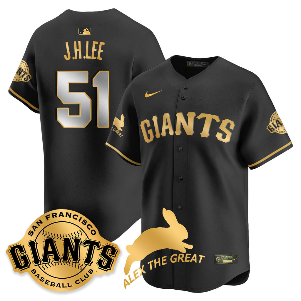 Custom San Francisco Giants "Alex the Great" Rabbit Memories 2025 Jersey - All Stitched