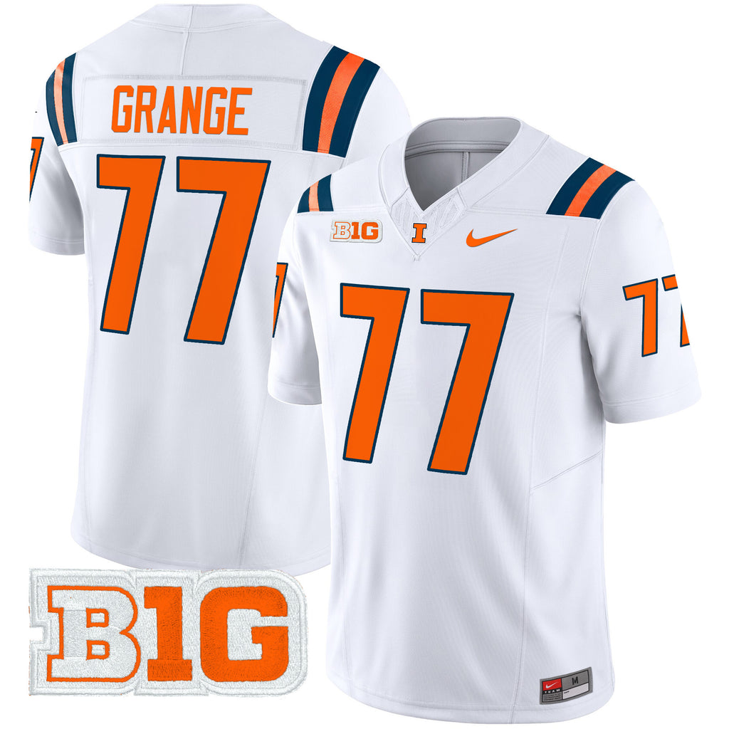 Men's Illinois Fighting Illini 2025 Vapor Limited Jersey - All Stitched