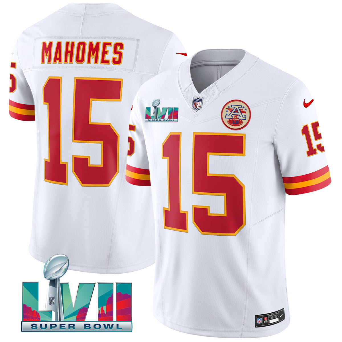Men's Chiefs Throwback Limited Vapor Jersey - All Stitched