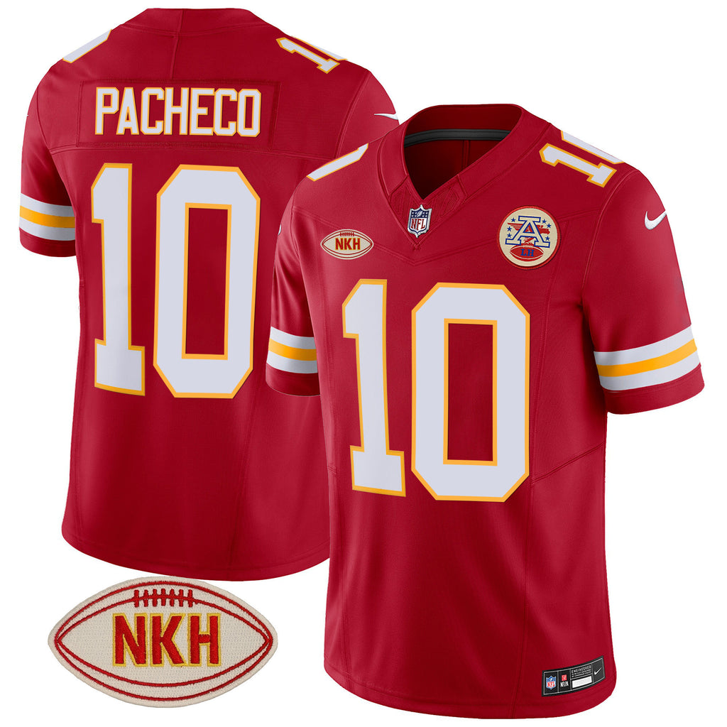 Men's Chiefs NKH Patch 2023 Vapor Limited Jersey - All Stitched