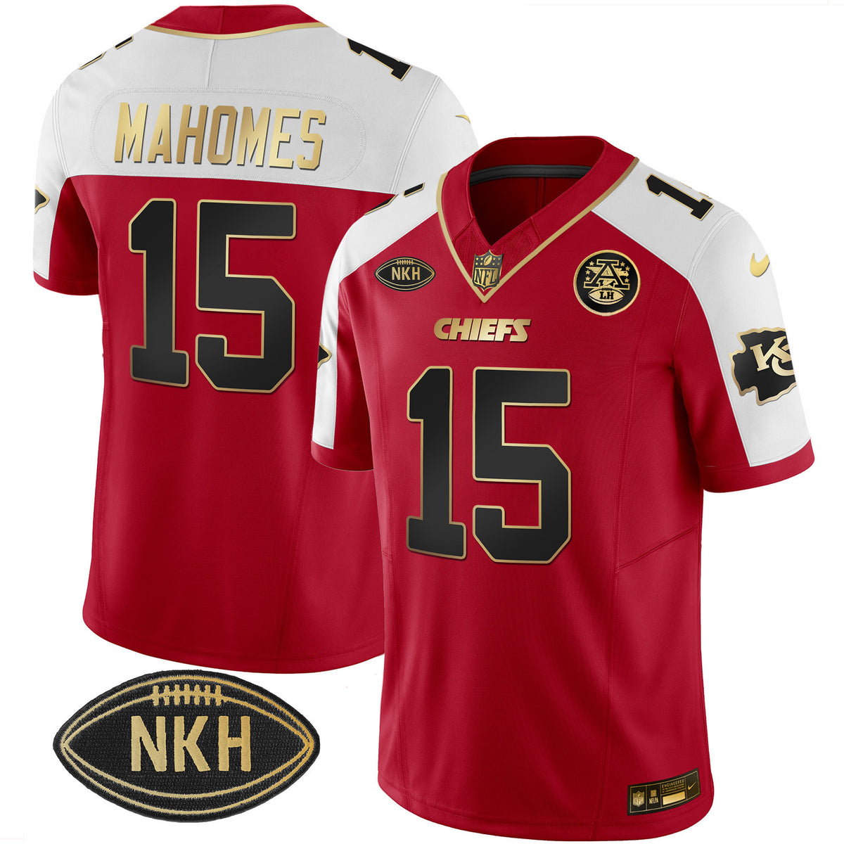 Men's Chiefs NKH Patch 2023 Vapor Limited Jersey - All Stitched