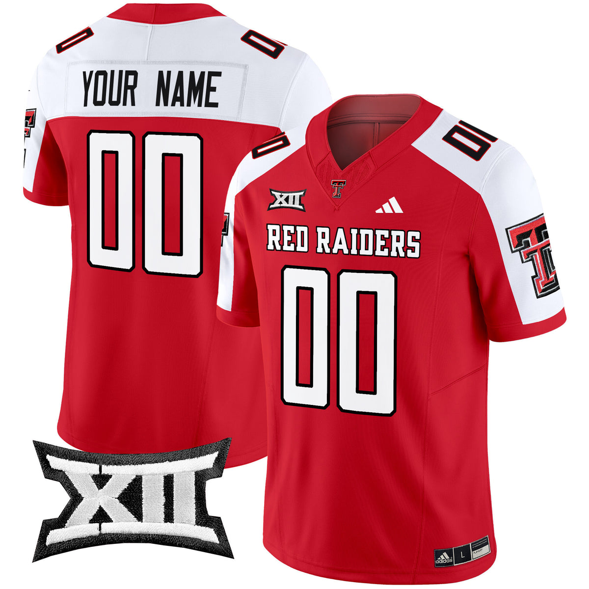 Texas Tech Red Raiders 2024 Vapor Limited Custom Jersey - All Stitched